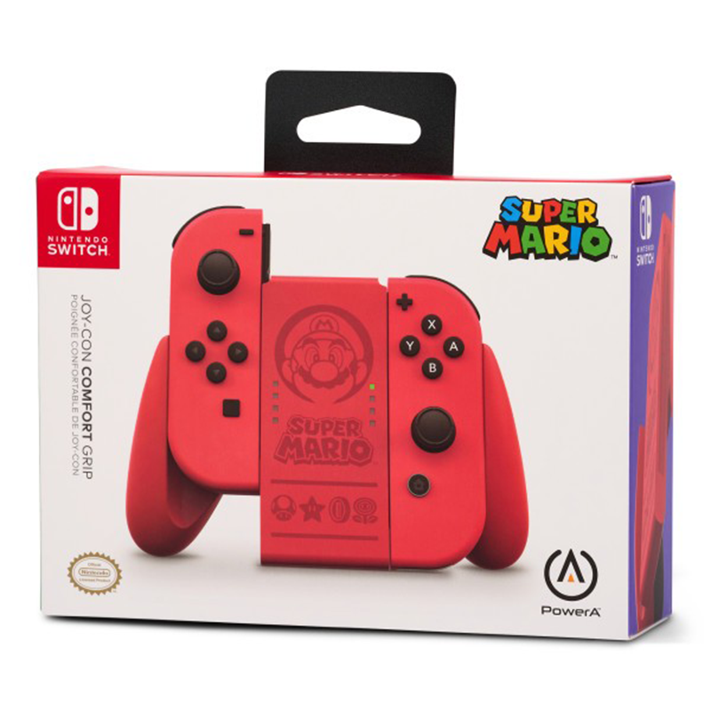 PowerA Joy-Con Comfort Grip Super Mario for Nintendo Switch - Red